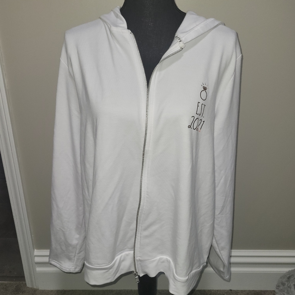 SOLD Rae Dunn Bride Zip Up Sweatshirt